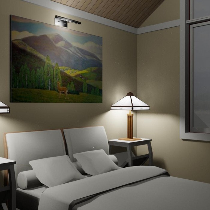 Картины в дизайне спальной комнаты
